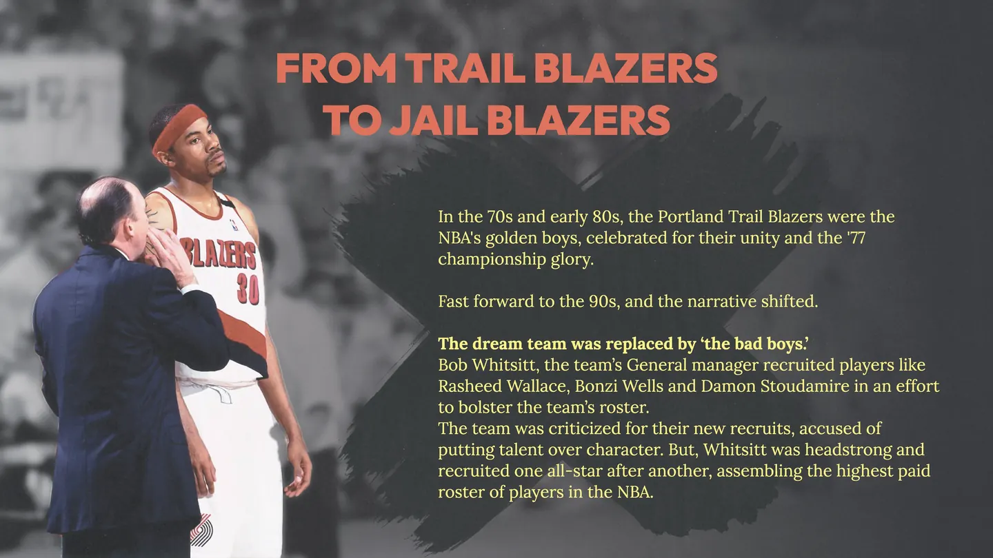 Jailblazers pitch deck, page 1