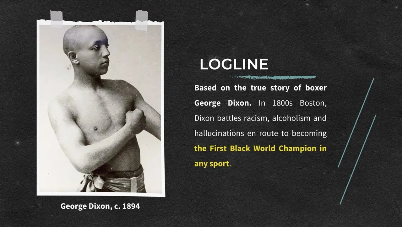Shadowboxing pitch deck, page 1