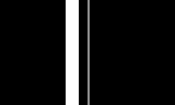 Synthetic reconstruction: copying the retained top-field rows produces one continuous bar before the gray marker.